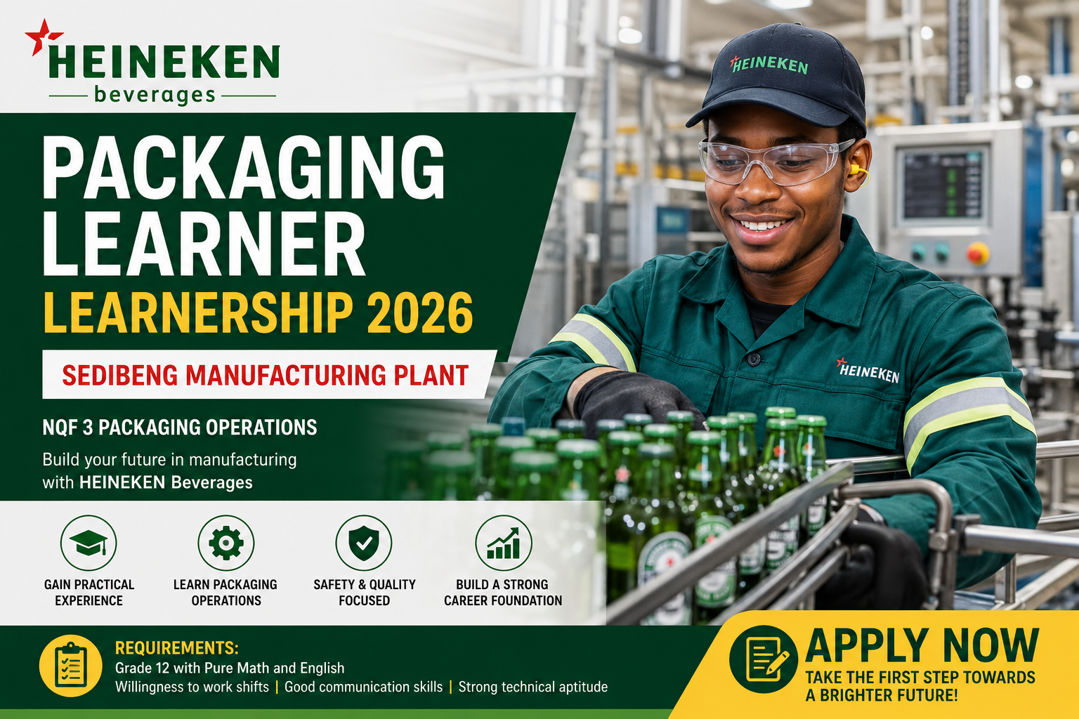 HEINEKEN Packaging Learner Learnership